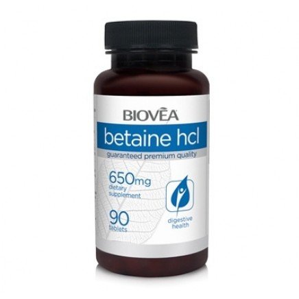 Бетаин hcl | Бетаин Хидрохлорид 90 таблетки | Цена | Biovea