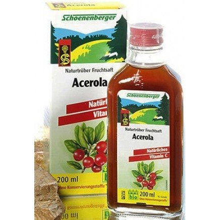 Сок от Ацерола Био (Acerola Juice) 200 мл | Schoenenberger