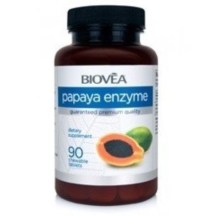 Папая Ензим (Papaya Enzyme) 90 таблетки | Биовеа