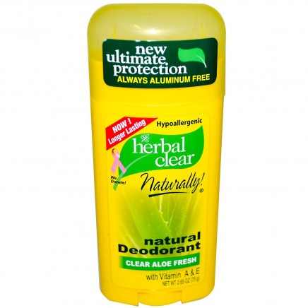 Натурален дезодорант Herbal Clear Aloe без алуминий | Цена