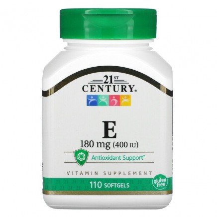 Витамин Е (Vitamin E) 400 IU капсули | 21st Century | Цена