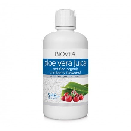 Сок от Алое Вера с вкус на червена боровинка Топ Цена Biovea