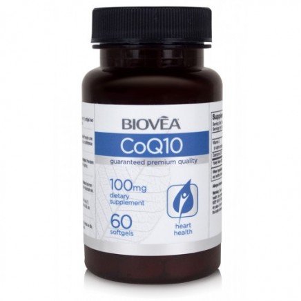 Коензим Q10 (CoQ10) 100мг 60 гел капсули Biovea
