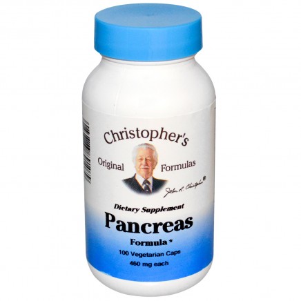 Pancreas Formula 460 мг капсули Цена Christopher's Original Formulas