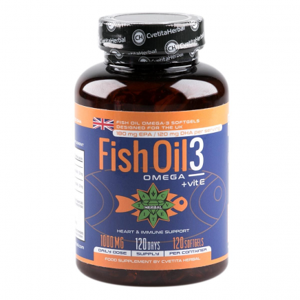 Рибено масло - Омега-3 + Витамин Е Дражета Цена | Cvetita Herbal