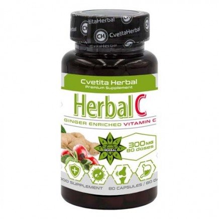 Хербал Ц Джинджифил с Витамин Ц Капсули Цена | Cvetita Herbal