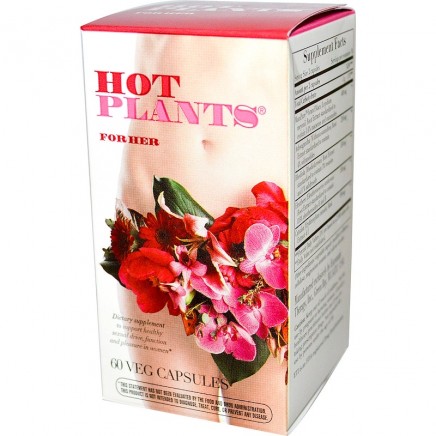 Hot Plants Формула за жени 475 мг 60 капсули Цена | Enzymatic Therapy