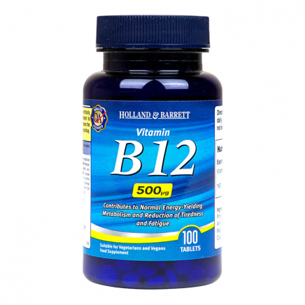 Витамин Б12 500 мкг Таблетки Топ Цена | Holland & Barrett