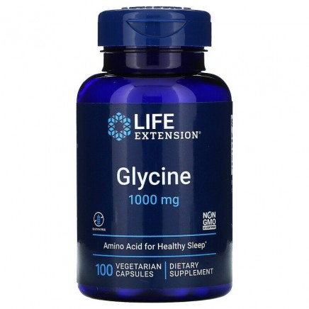 Glycine (Глицин) 1000 мг Капсули топ Цена | Life Extension