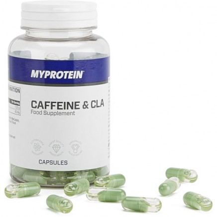 Кофеин и КЛА (Caffeine & CLA) 90 гел капсули Цена | Myprotein