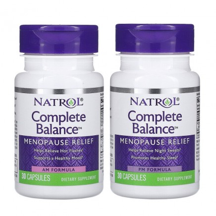 Complete Balance Menopause AM&PM Form 60 капсули Цена | Natrol