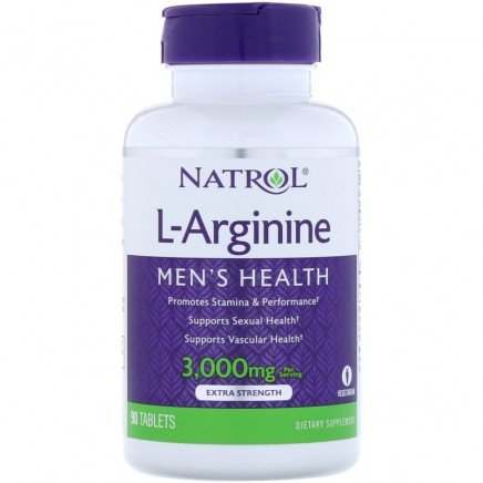 L-Arginine (Аргинин) 3000 мг 90 таблетки Цена | Natrol