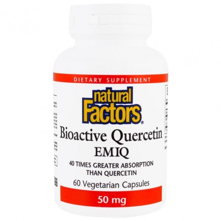 Bioactive Кверцетин 50 мг 60 капсули Цена Natural Factors