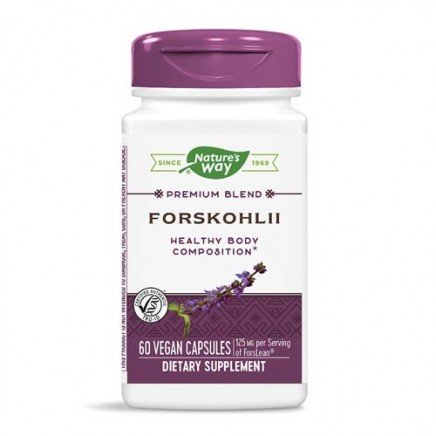 Форсколий (Forskohlii) 250 мг 60 капсули Цена | Nature's Way
