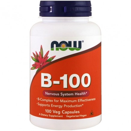 Витамин B-100 100 капсули Топ Цена | Now Foods