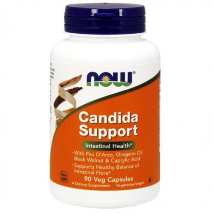 Candida Support хранителна добавка против гъбички Now Foods