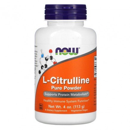 Л-Цитрулин на прах (Citrulline) 113 гр Цена | Now Foods