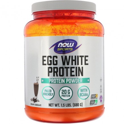 Яйчен Протеин шоколад/ванилия Цена 680 гр | Now Foods