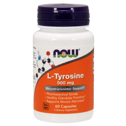 Тирозин (L-Tyrosine) капсули | Топ цена | Now Foods