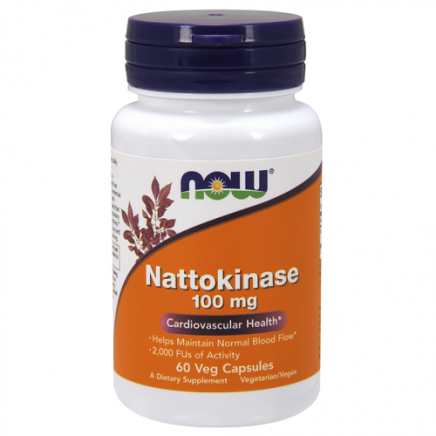 Натокиназа (Nattokinase) 60 капсули Цена | Now Foods