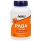 PABA (ПАБА) Парааминобензоена киселина 100 капсули Now Foods
