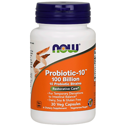 Probiotic-10 100 Billion | Топ Цена | Now Foods