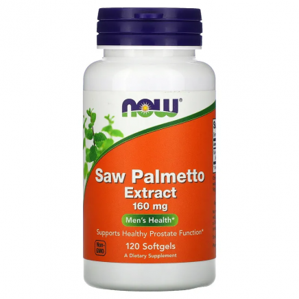 Saw Palmetto 160 мг екстракт дражета Цена | Now Foods