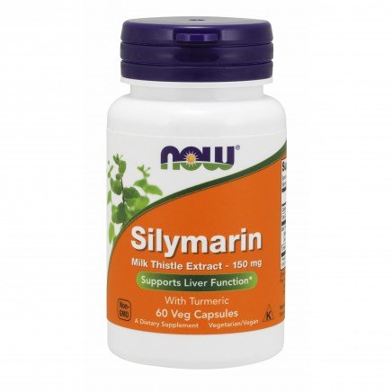 Силимарин Silymarin 60 капсули | Топ Цена | Now Foods