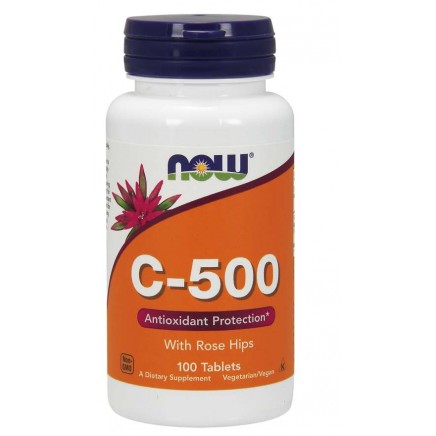 Витамин Ц-500 мг таблетки с Шипка | Now Foods | Цена