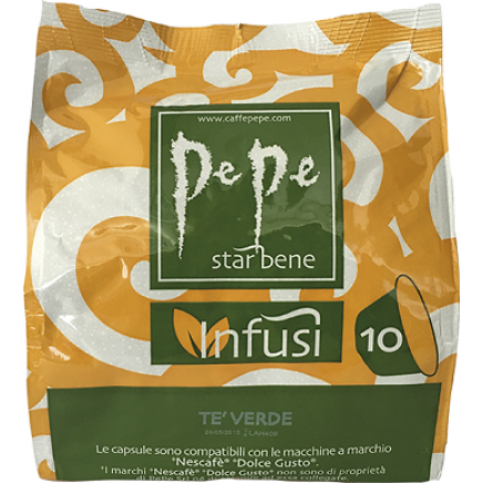 Pepe Зелен чай на капсули Dolce Gusto система 10 бр Цена
