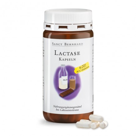 Lactase Enzyme (Лактаза) 6000 FCC единици 150 капсули Цена | Sanct Bernhard