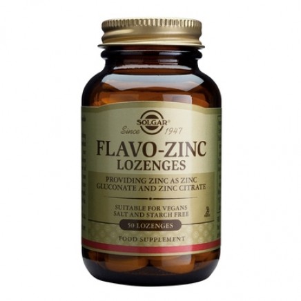 Flavo-Zinc 23мг 50 таблетки за дъвчене Топ Цена | Solgar