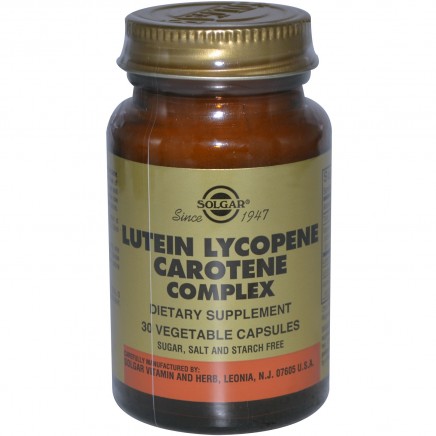 Lutein Lycopene Carotene Complex капсули Цена | Solgar