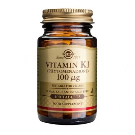 Витамин Κ1 100μg таблетки| Топ Цена | Solgar