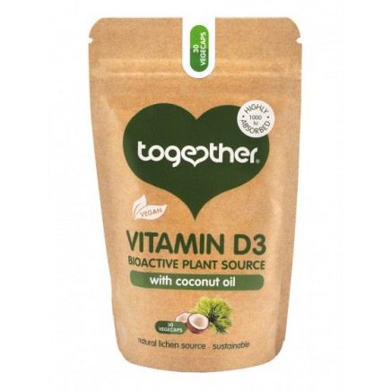 Витамин D с кокосово масло 30 капсули Цена Together Health