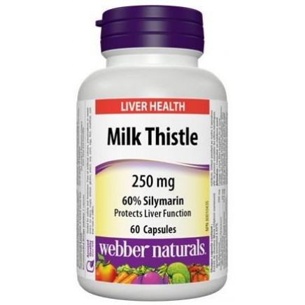 Milk Thistle (Млечен Бодил) 250 мг на капсули Топ Цена | Webber Naturals