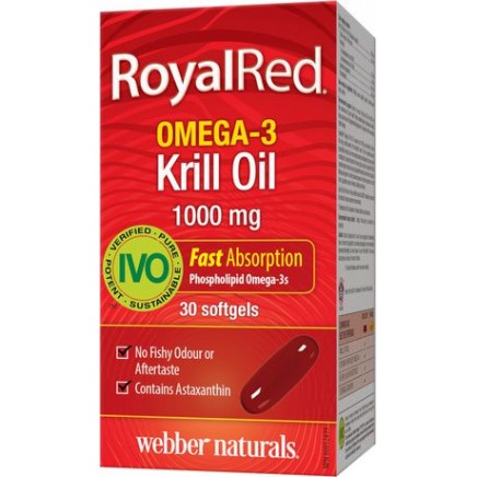 RoyalRed Omega-3 Krill Oil (Масло от Крил) 1000 мг капсули Цена | Webber Naturals