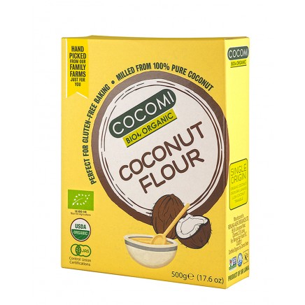 Био Кокосово брашно на прах 500 гр Цена | Cocomi